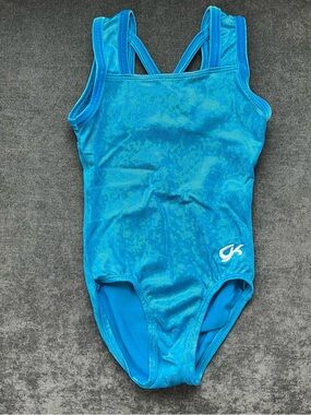 GK Teal Blue Sparkle Dance Leotard